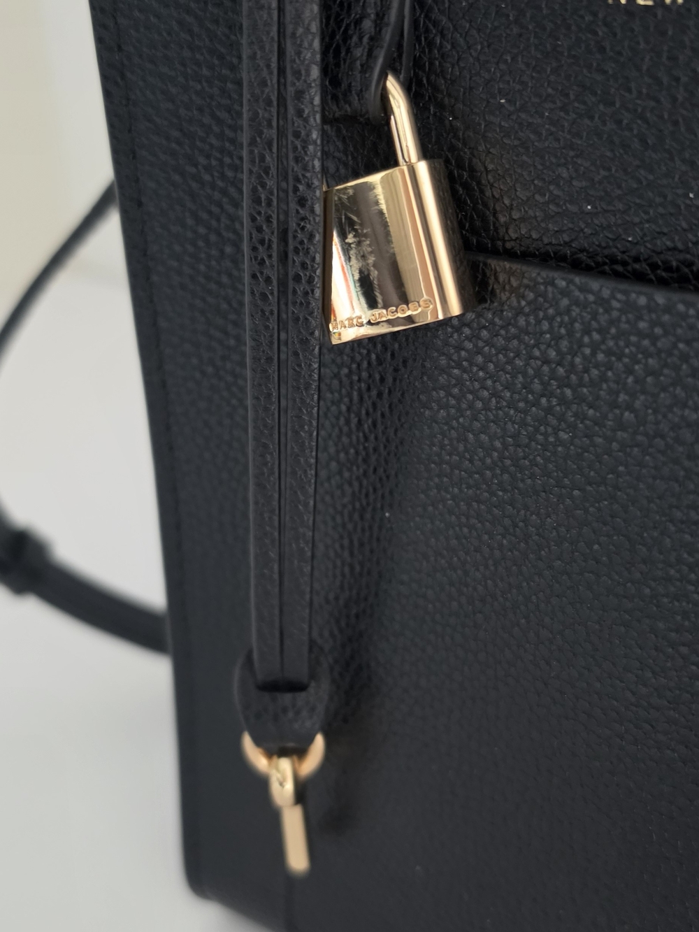 Marc Jacobs Black Leather Mini Tote Crossbody - Picture 6 of 8